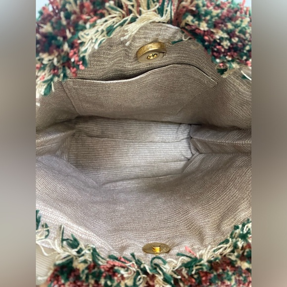 Vintage Womens Ladybug Tapestry Tote/ Purse - Picture 3 of 4